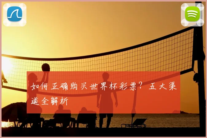 如何正确购买世界杯彩票？五大渠道全解析